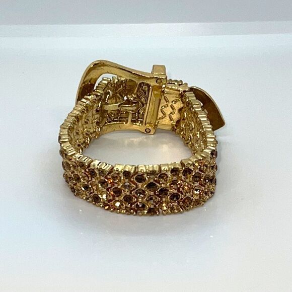 Beautiful Gold Rhinestone Western Belt Bracelet. - Picture 4 of 7